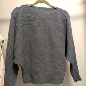 Blue Gray Sweater